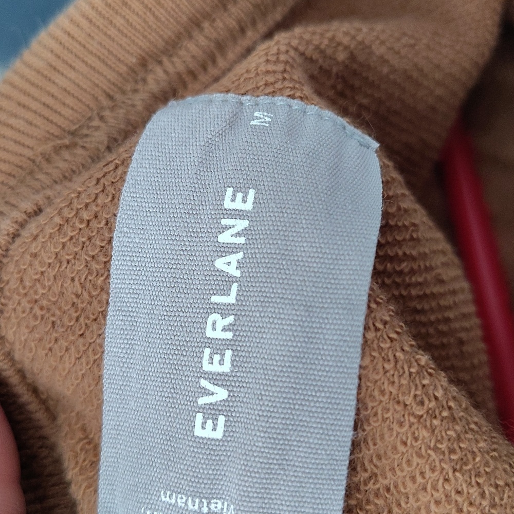 Everlane size medium sweatshirt Brown long sleeve